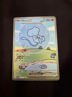 Mew ex 232/091 Pokemon Paldean Fates - Bubble Mew Chase Card, Near Mint - Image 1