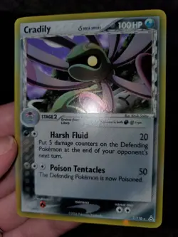 Cradily Delta Species 2/110 Holo Pokemon TCG Holon Phantoms Card NM Near Mint - Image 5