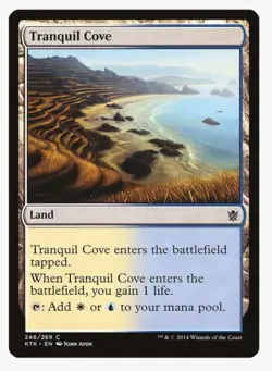 Tranquil Cove | MTG KTK Magic | EDH Commander Azorius Land Lifegain | LP - Image 1