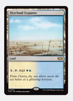 Skycloud Expanse | MTG TDC Rare | Azorius Odyssey Filter Land | Blue White | NM - Image 1