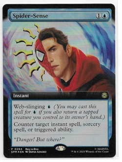 Spider-Sense (Extended Art) - Marvel's Spider-Man - Buy-A-Box Promos MTG - Rare - Image 1