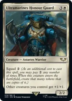 MTG English Ultramarines Honour Guard NM Normal Universes Beyond: Warhammer 40K - Image 1