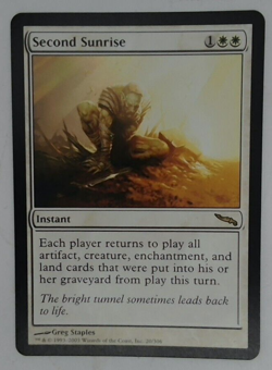 Second Sunrise Mirrodin ~ MAGIC THE GATHERING MTG CARD ~ 2 Available - Image 1