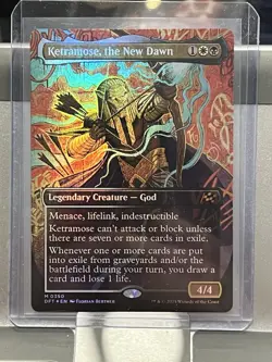 FOIL Ketramose, the New Dawn - Borderless - Aetherdrift - 0350 - MTG DFT EN 0350 - Image 1