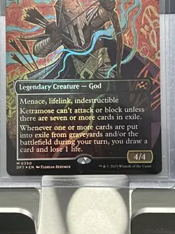 FOIL Ketramose, the New Dawn - Borderless - Aetherdrift - 0350 - MTG DFT EN 0350 - Image 5