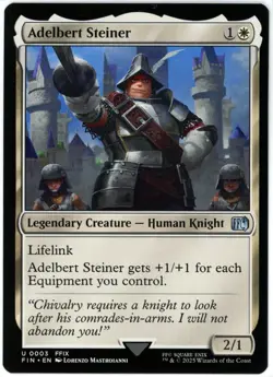 Adelbert Steiner - 0003 - Final Fantasy - MTG - NM/M - Image 1