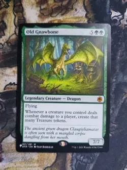 MTG Magic the Gathering Old Gnawbone (786/1308) The List LP - Image 1