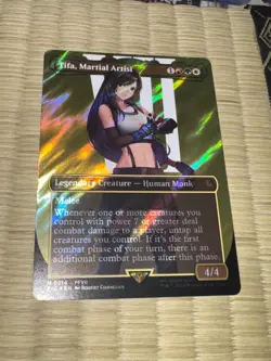 Tifa, Martial Artist (Borderless) (Surge Foil) Commander: Final Fantasy Foil NM - Image 1