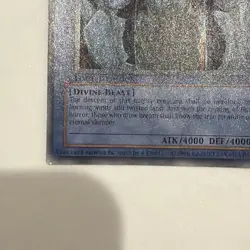 Yu-Gi-Oh Obelisk the Tormentor JMP-EN004 Secret Rare Lp - Image 4