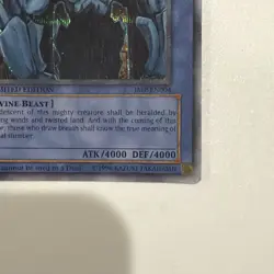 Yu-Gi-Oh Obelisk the Tormentor JMP-EN004 Secret Rare Lp - Image 5