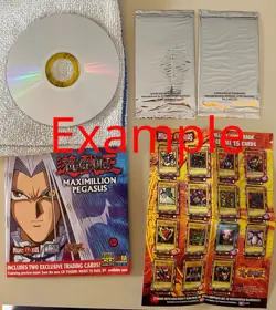 RARE Yu-Gi-Oh 2002 McDonald’s Promo Bag Maximillion Pegasus Sealed CD & Cards - Image 4