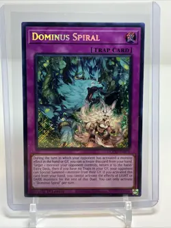 Yugioh Dominus Spiral DOOD-EN079 Secret Rare 1st Edition NM - Image 1