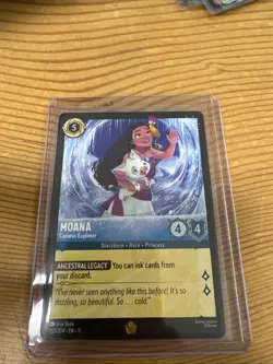 Moana - Curious Explorer 155/204 Winterspell Legendary Disney Lorcana TCG - Image 1