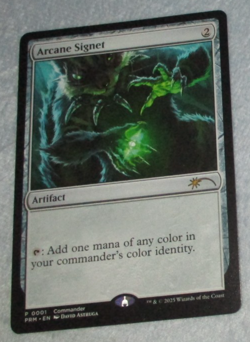 Magic: The Gathering Arcane Signet Artifact 2025 GameStop Promo Card Regular - Image 1