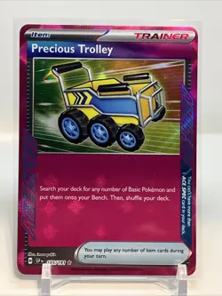Pokemon Precious Trolley 185/191 Surging Sparks Ace Spec Holo Card - Image 1