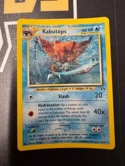 Pokemon Kabutops Neo Discovery Unlimited 6/75 Ultra Rare Holo Card - Image 1