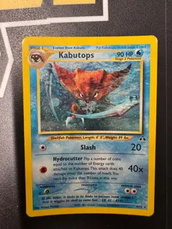 Pokemon Kabutops Neo Discovery Unlimited 6/75 Ultra Rare Holo Card - Image 1