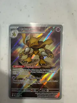 Alakazam 009 Me: Mega Evolution Promo 140 HP Stage 2 Holo Pokemon Card - Image 1