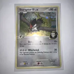 STARAPTOR FB LV. 50 Supreme Victors POKEMON Holo 2009 Trading Card 11/147 - Image 1