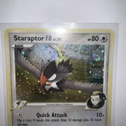 STARAPTOR FB LV. 50 Supreme Victors POKEMON Holo 2009 Trading Card 11/147 - Image 2