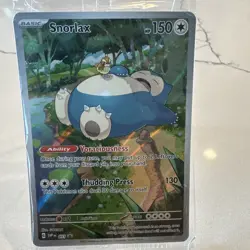 Snorlax SVP EN 051 Black Star Promo Scarlet & Violet Pokemon 151 Card - SEALED - Image 1