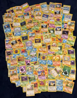 Pokemon Card WOTC Vintage - Base Set Jungle Fossil - Lot of 200 - Zapdos Lapras - Image 1