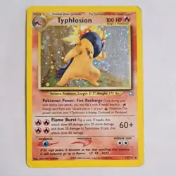 Pokemon Typhlosion Neo Genesis 17/111 Holo Rare 100 HP Nintendo Card - Image 1