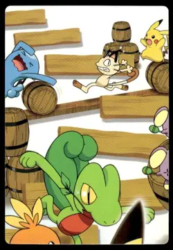 Ludicolo Adventure Card 030 Zukan Carddass Pokemon Japanese ~ HP - Image 2