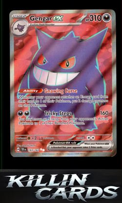 Gengar ex - 193/162 193/162 Pokemon Ultra Rare SV05: Temporal Forces Card NM - Image 1