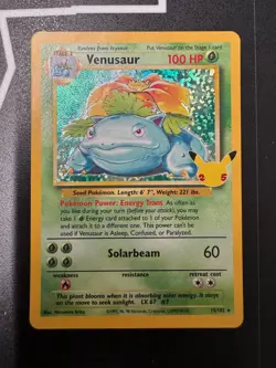 Pokemon Venusaur 15/102 Celebrations Ultra Rare Holo Card - Image 1