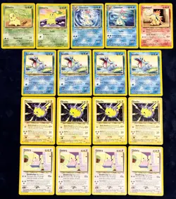 Pokemon Card WOTC Neo Genesis Lot of 17 - Pikachu Clefairy Chikorita Cyndaquil - Image 1