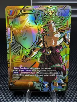 Broly FB08-088 Legendary Alternate Art Saiyan's Pride Dragon Ball English Card - Image 1