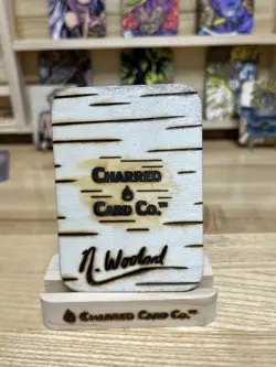 Custom Charred Super Saiyan 4 Gogeta Wooden Card Dragon Ball - Image 5