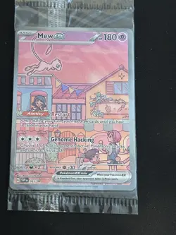 SEALED Mew ex 053 Scarlet & Violet 151 Black Star Promo Pokemon Card - Image 1