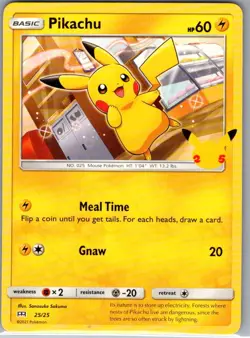 Pikachu - 25/25 Non Holo McDonald's 25th Anniversary Promos - Pokemon Card - NM - Image 1