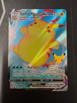 Pokemon Surfing Pikachu 009/025 Ultra Rare Holo Card - Image 1