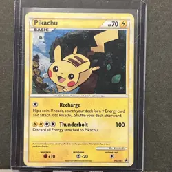 Pikachu Holo Rare Promo Pokemon Card HGSS03 - Image 1