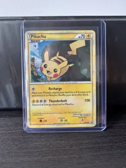 Pikachu HGSS03 Holo Black Star Promo Card - Image 1