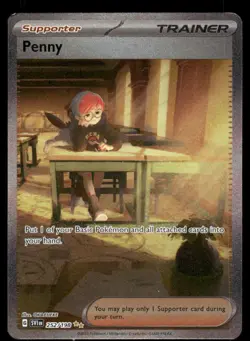 Pokemon Cards Penny 252/198 Scarlet & Violet Special Illustration Rare NM - Image 1