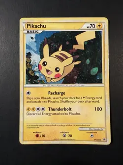 Pikachu HGSS03 Holo Black Star Promo Card - Image 1