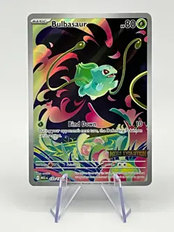 2025 Pokemon TCG Bulbasaur 133/132 Mega Evolution Holo Stamped Promo Card!! - Image 1