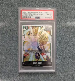 Dragon Ball Z Gohan And Goku Kamehameha Secret Rare Card PSA 10 Gem Mint! - Image 5
