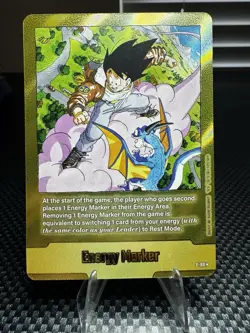 Energy Marker E-80 Gold Manga Booster 02 Dragon Ball Card English - Image 1