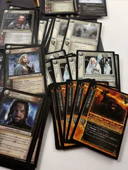 Decipher Lord Of The Rings 136 card lot, Aragorn, Gimli & more! - Image 2