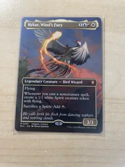 Kykar, Wind's Fury (Borderless) Commander: Bloomburrow Regular - Image 1