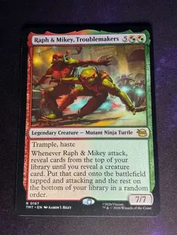 MTG * Raph & Mikey, Troublemakers Teenage Mutant Ninja Turtles * 1X * NM - Image 1