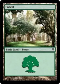 Forest (85)~85~LP~Duel Decks: Jace vs. Vraska~MTG - Image 1
