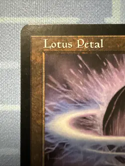 Lotus Petal - Tempest - Magic The Gathering - Vintage 1997 - Image 2