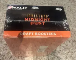 MtG Midnight Hunt Draft Booster Box Sealed with Free Shipping - Image 2