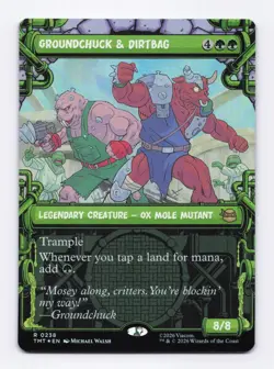 Groundchuck & Dirtbag (Showcase Foil) 238 MTG Teenage Mutant Ninja Turtles (TMT) - Image 1